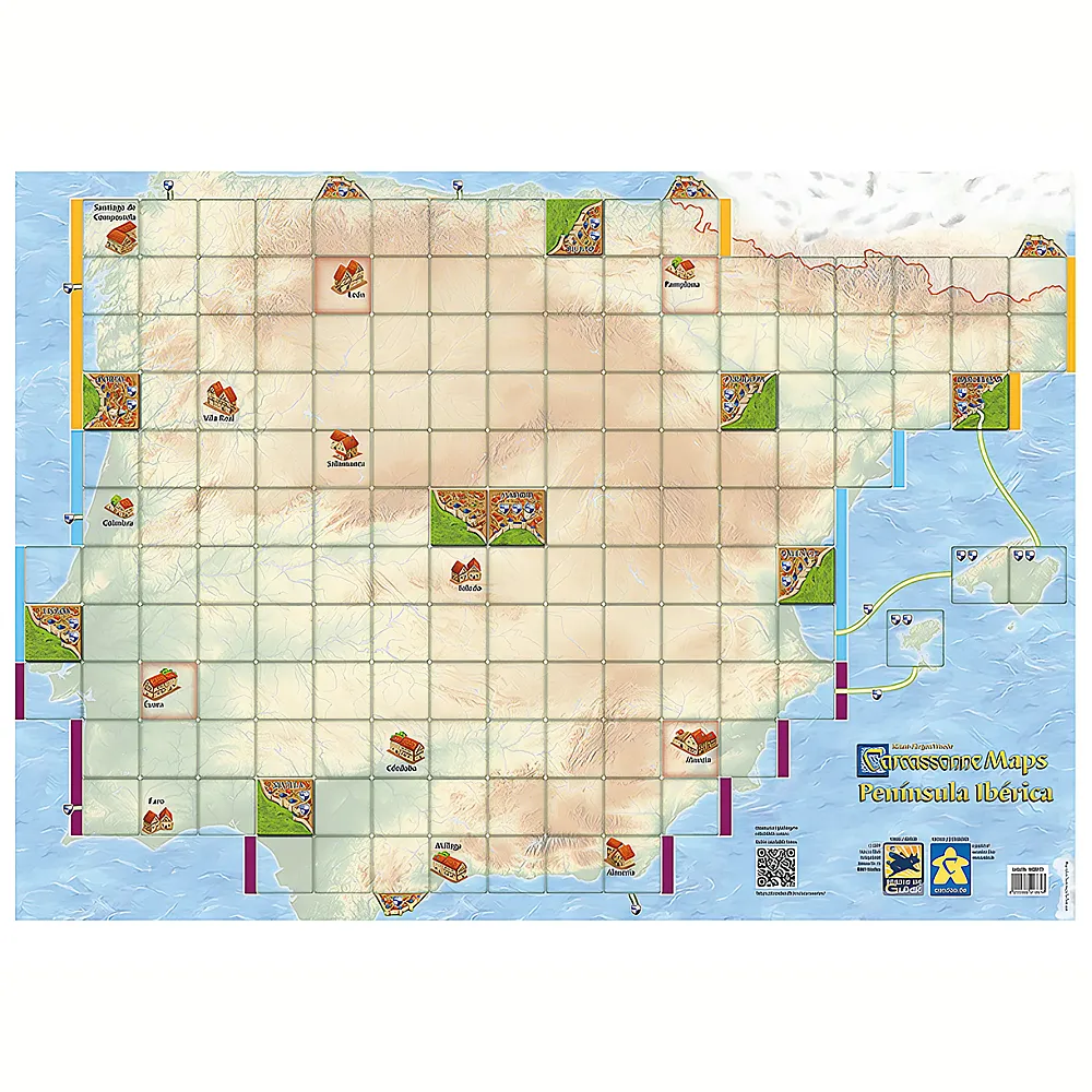 Hans im Glck Carcassonne Karte Iberische Halbinsel | Familienspiele