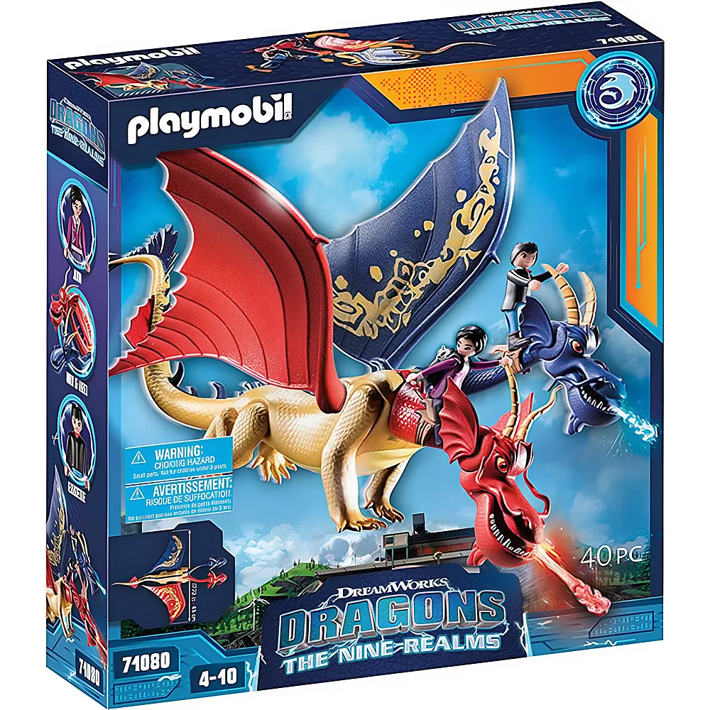 PLAYMOBIL Dragons The Nine Realms - Wu & Wei mit 71080