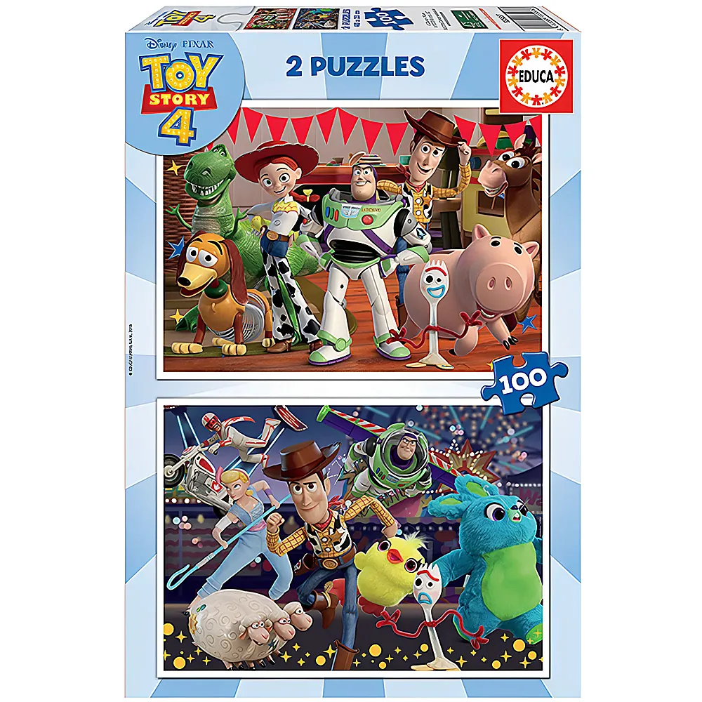 Educa Puzzle Toy Story 4 2x100