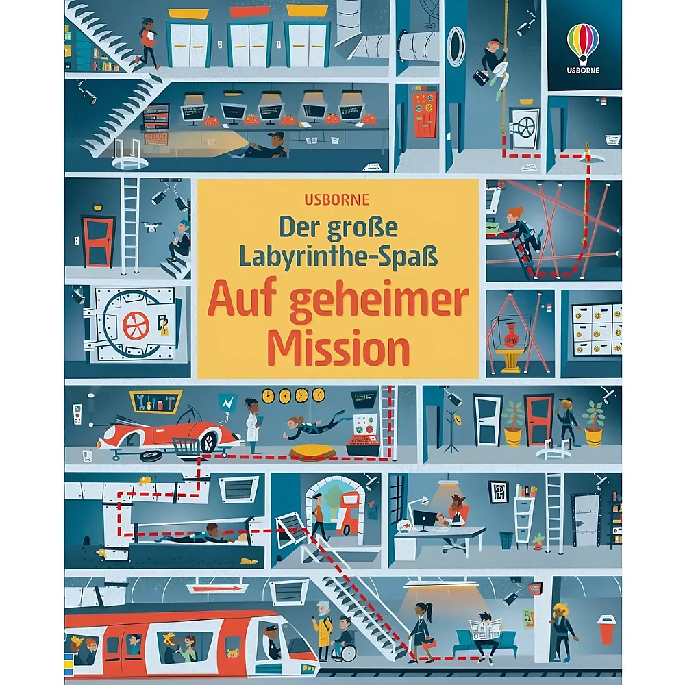 Usborne Labyrinthe-Spass: Auf geheimer Mission