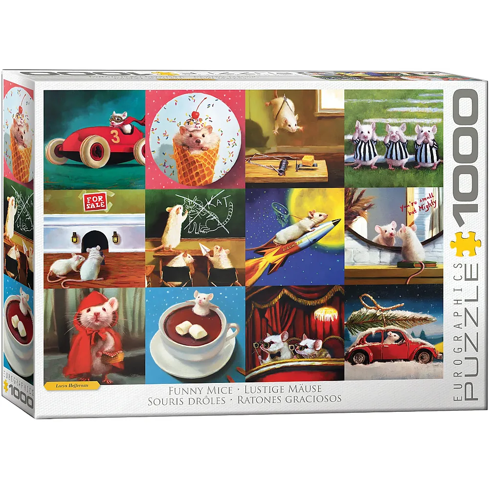 Eurographics Puzzle Funny Mice - 1000 Teile