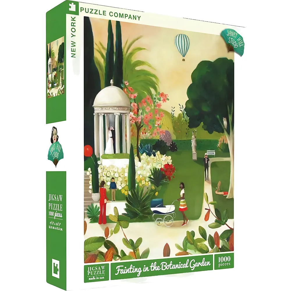 New York Puzzle Company Fainting in the Botanical Garden 1000Teile