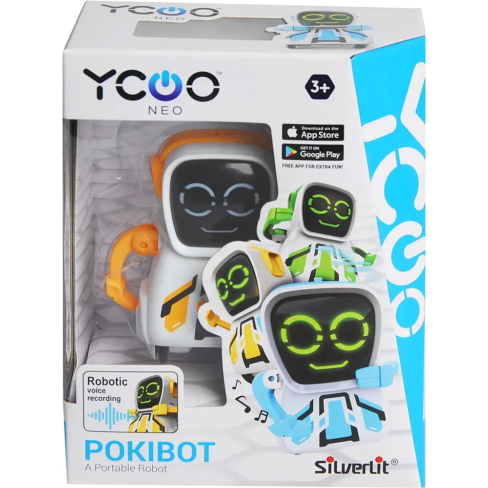 Silverlit Ycoo Roboter Pokibot Orange - Robotik & Elektro
