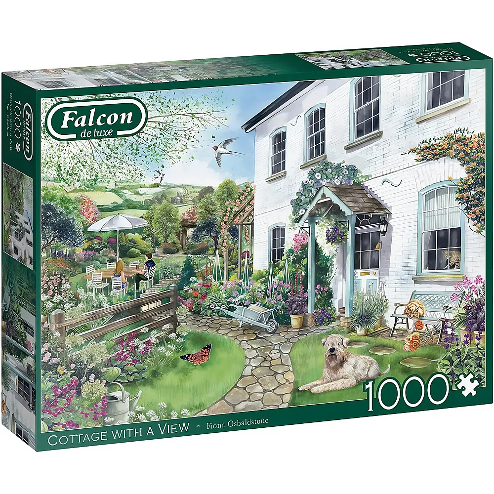 Falcon Puzzle Cottage with a View 1000Teile