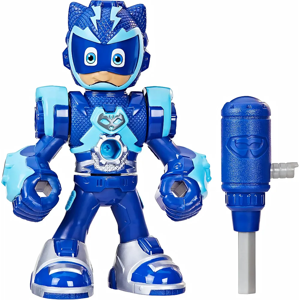 Hasbro PJ Masks Power Heroes Buildable Heroes Catboy Actionfigur, kinderfreundliche Montage, Superheldenspielzeug f�r Jungen und M�dchen ab 3 Jahren