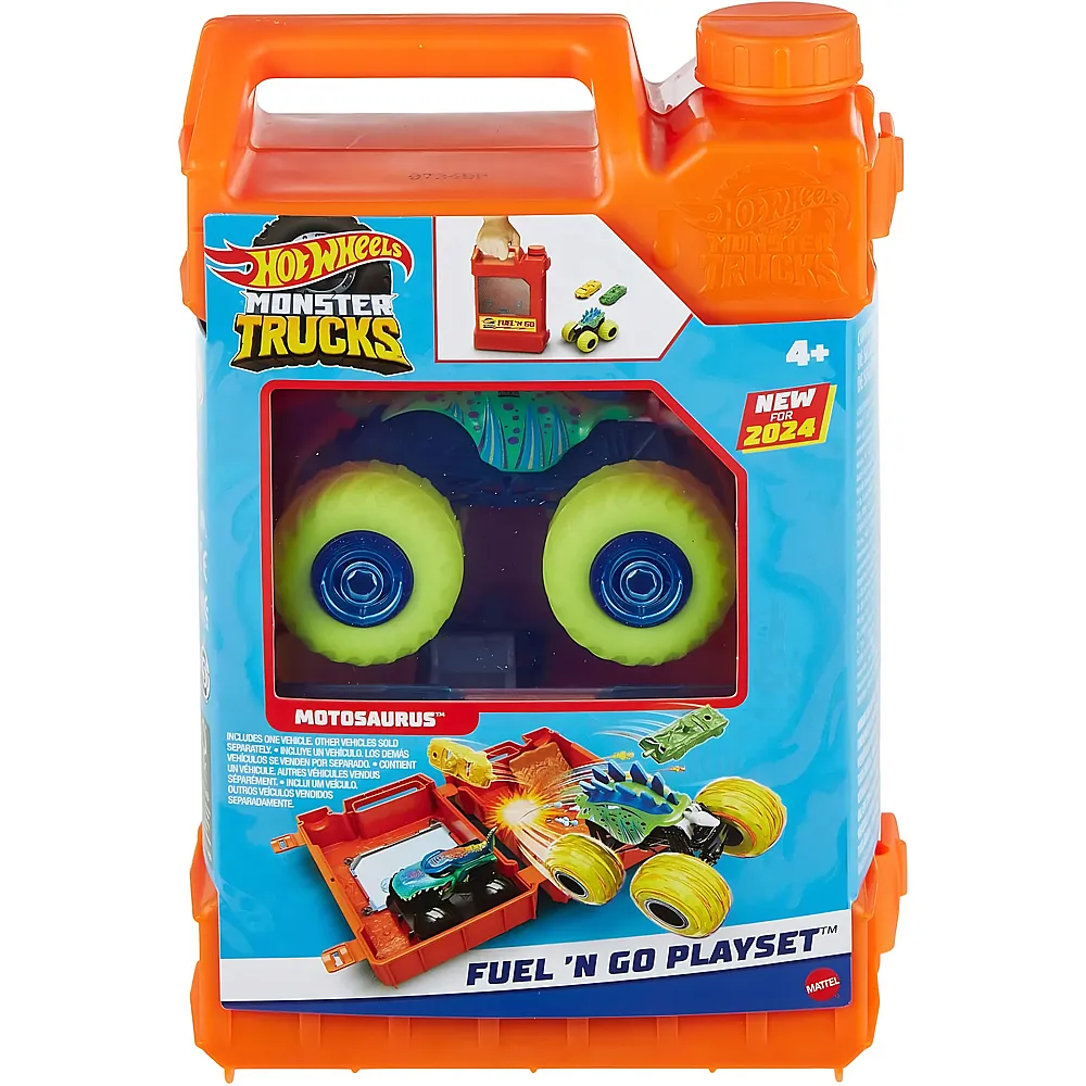Hot Wheels Monster Trucks Stunt N' Go Spielset 1:64