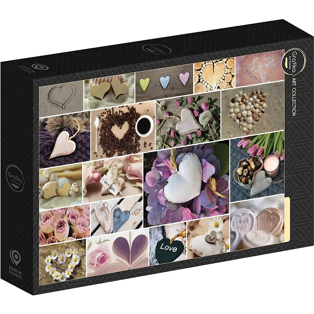 Grafika Puzzle Art Collection Collage - I love You - 1000 Teile