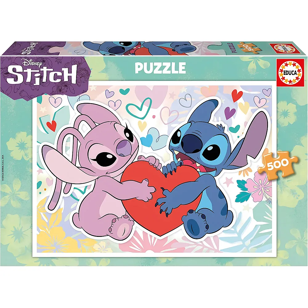 Educa Puzzle Lilo & Stitch Stitch voll verliebt 500Teile