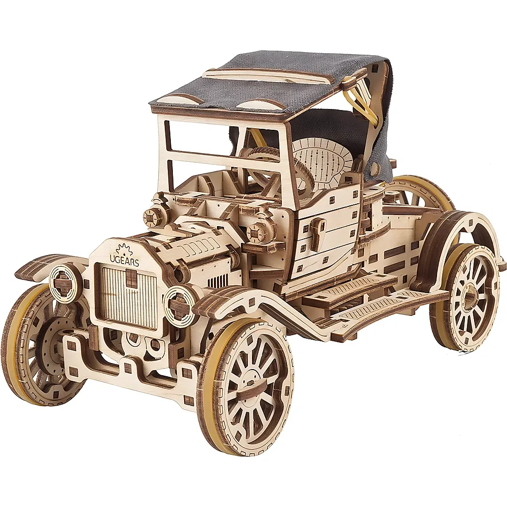 meinspielzeug - Ugears Retro Auto - 337 Teile | Technische Baus�tze