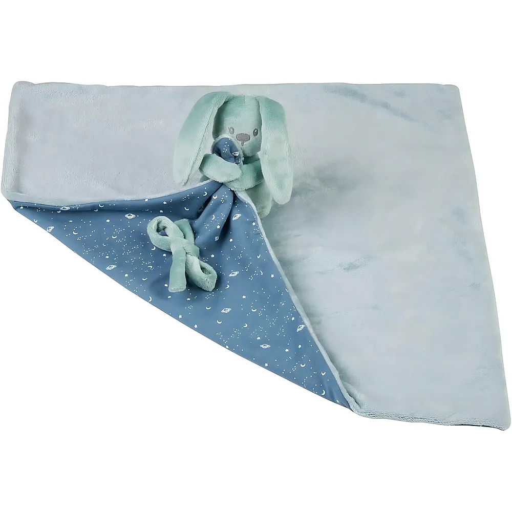 meinspielzeug - Nattou Schmusetuch Hase Lapidou Glow-in-the-Dark Kupfergr�n 50cm | Schmuset�cher