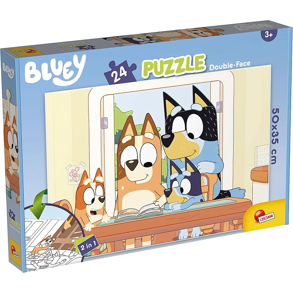 Lisciani Puzzle 2in1 Bluey - 24 Teile