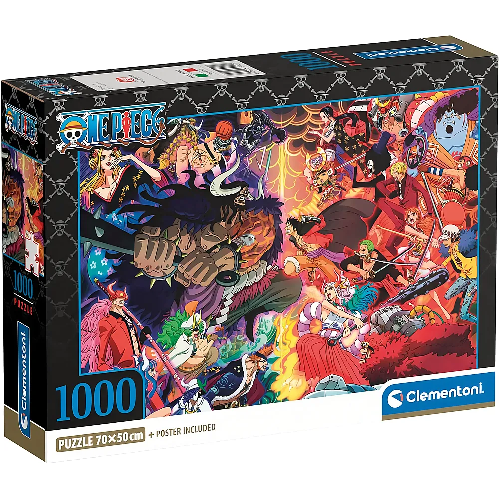 Clementoni Puzzle Anim� Collection Compact - One Piece - 1000 Teile