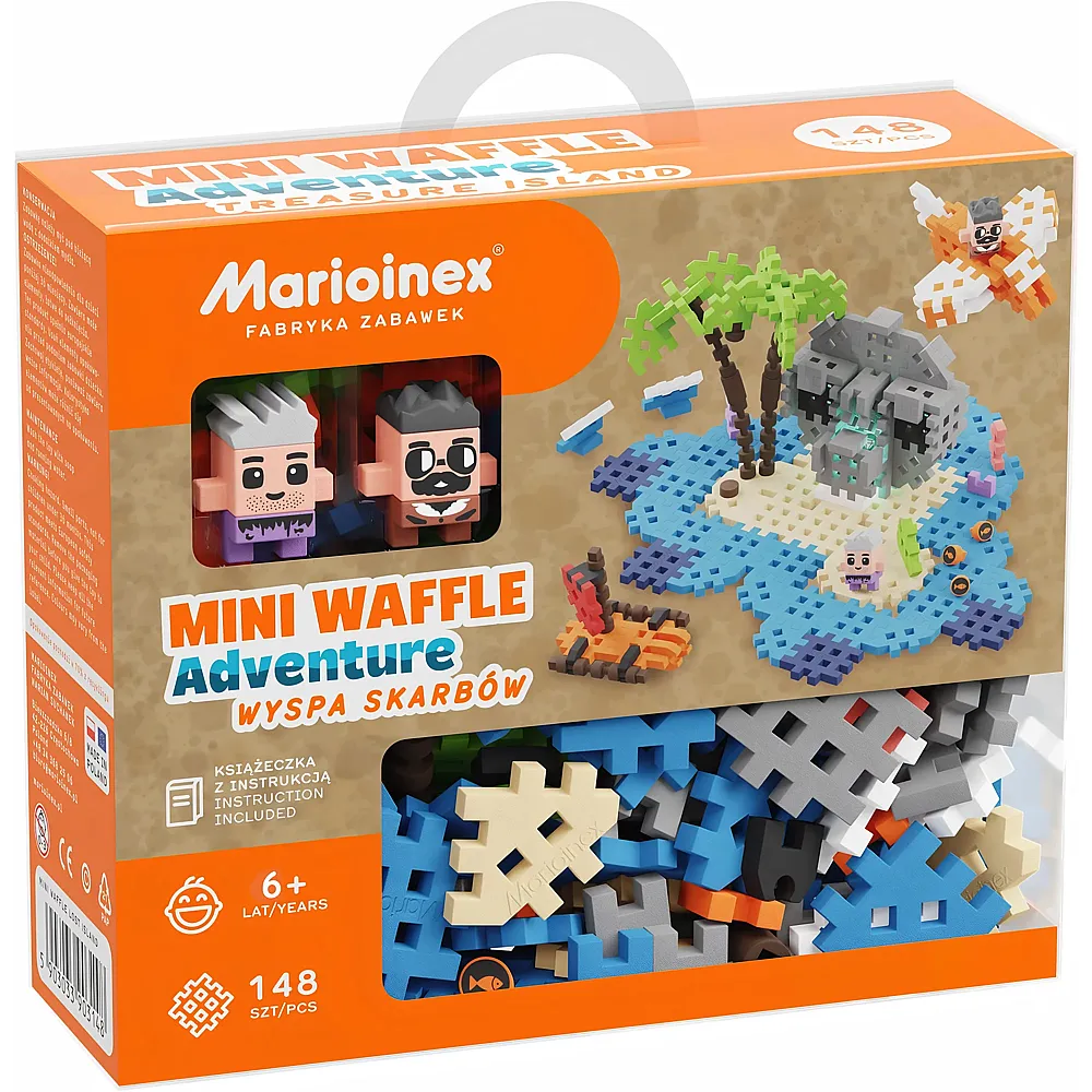 Marioinex Mini Waffle Schatzinsel Adventure - 148 Teile