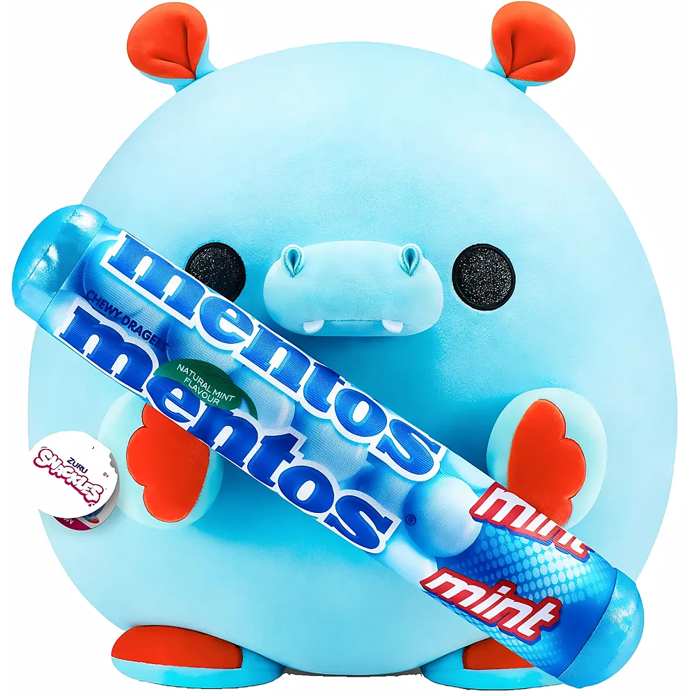 meinspielzeug - Zuru Snackles Hippo mit Mentos - 28 cm | Wildtiere Pl�sch