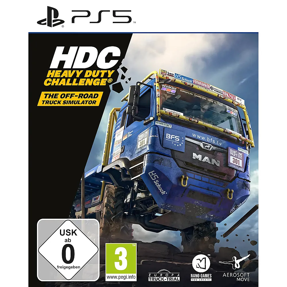 Aerosoft Heavy Duty Challenge: The Off-Road Truck Simulator PS5 D