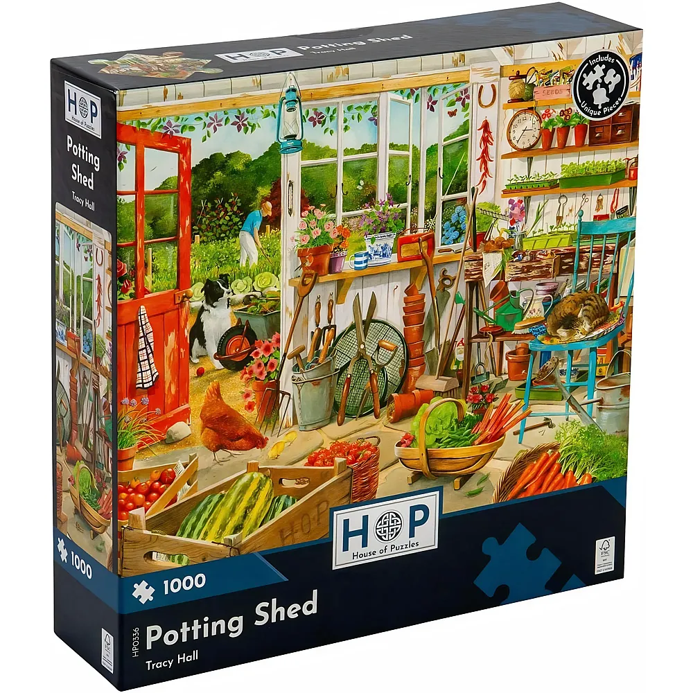 HOP - House of Puzzles Potting Shed 1000Teile