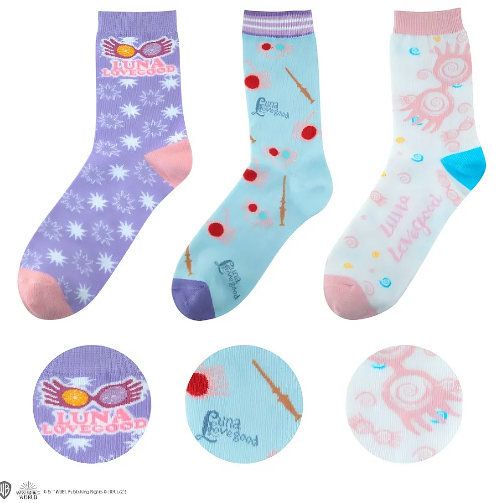 Cinereplicas Harry Potter: Luna Lovegood Socken 3 St�ck