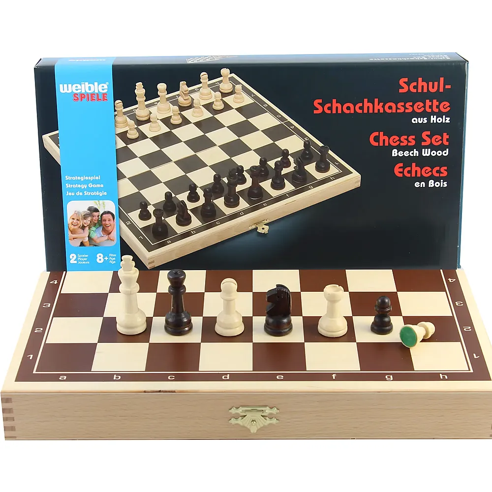 Weible Schul-Schachkassette Buche