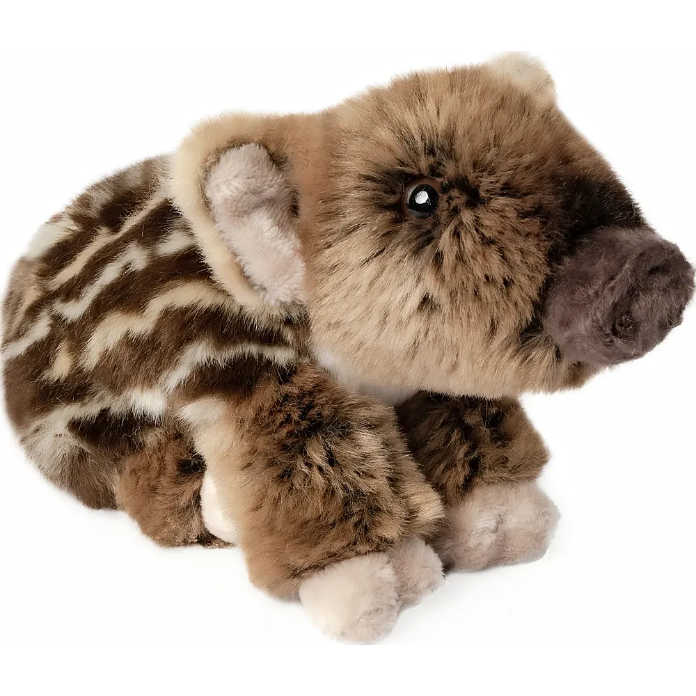 Living Nature Wildschwein Frischling sitzend - 17 cm - Waldtiere Pl�sch