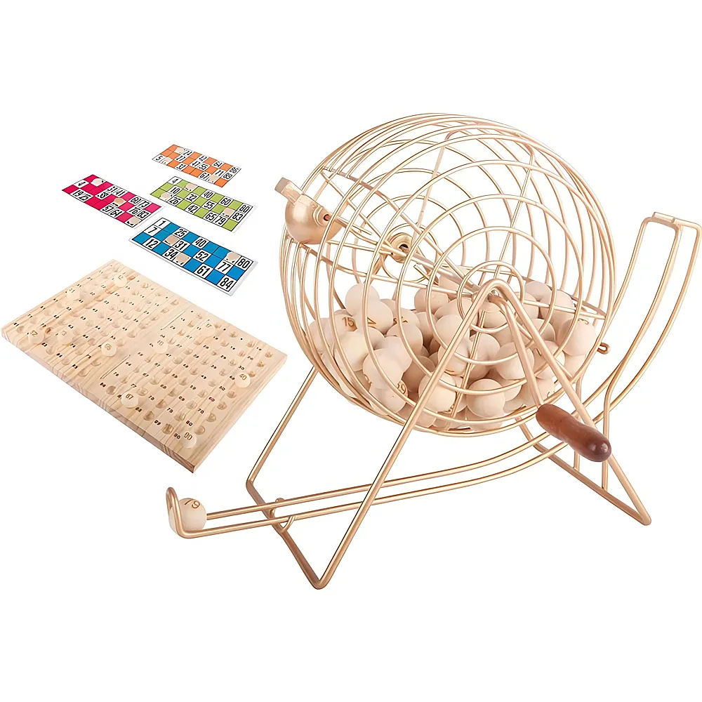 Natural Games XXL Bingo mit Metallkorb