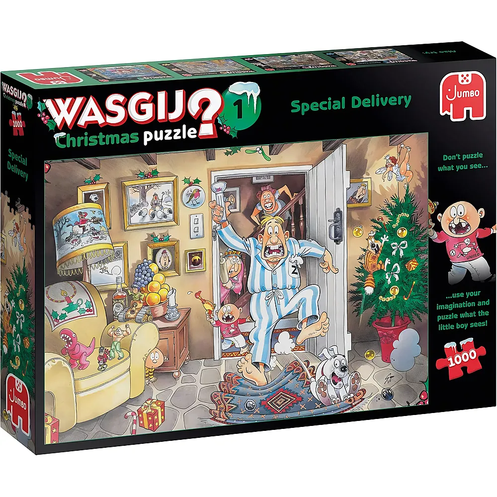 Jumbo Puzzle WASGIJ Christmas Special Delivery - 1000 Teile