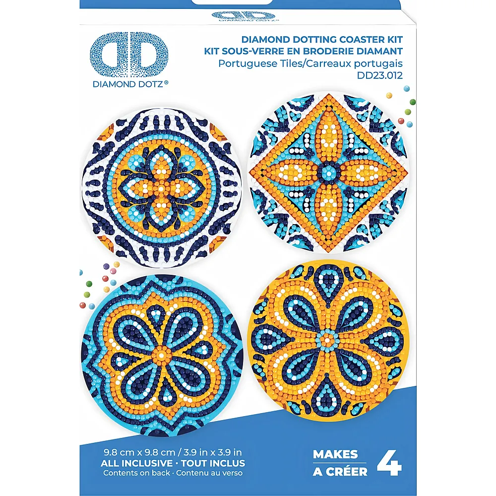 Diamond Dotz Diamond Painting Untersetzer Fliesen