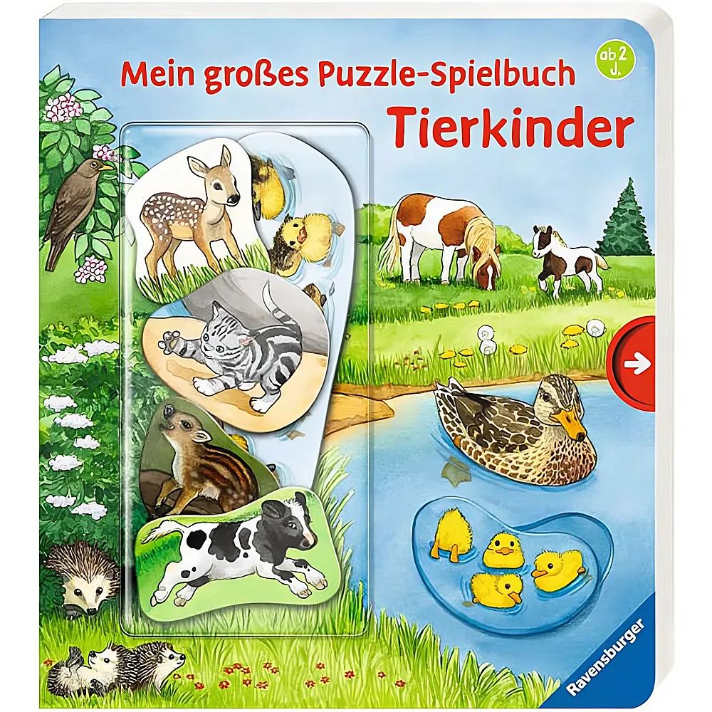 Ravensburger Mein grosses Puzzle-Spielbuch: Tierkinder