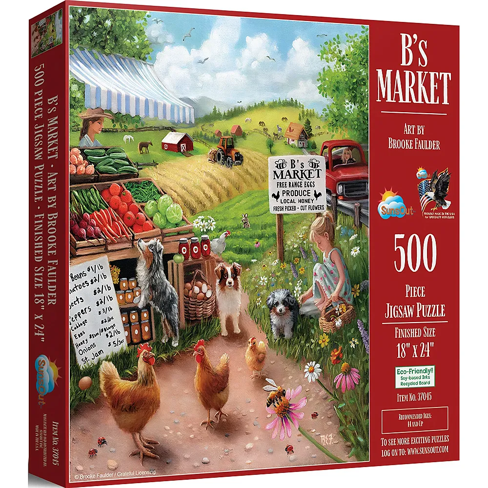 SunsOut Puzzle Brooke Faulder B's Markt - 500 Teile