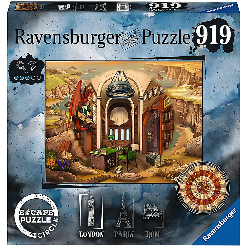 Ravensburger Puzzle Escape London 919Teile | Puzzle 1000 Teile
