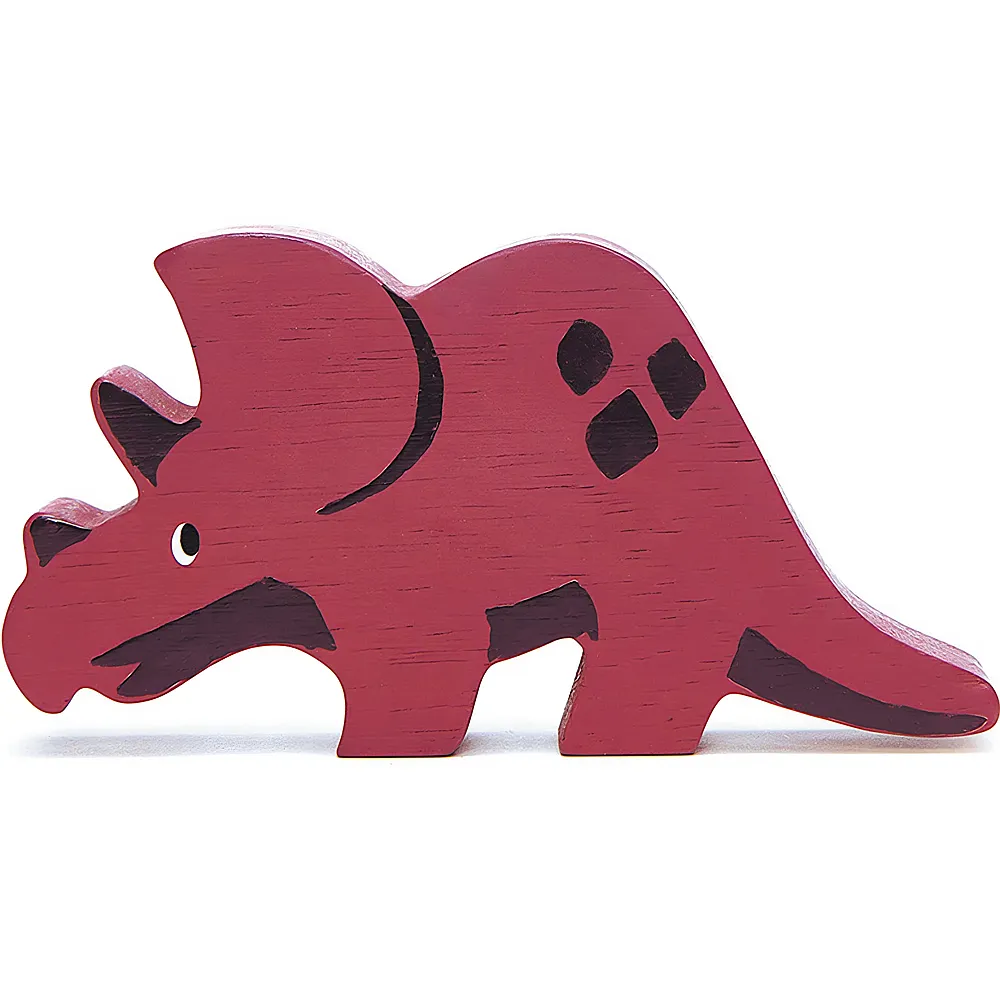 Tender Leaf Toys Holztier Triceratops | Dinosaurier