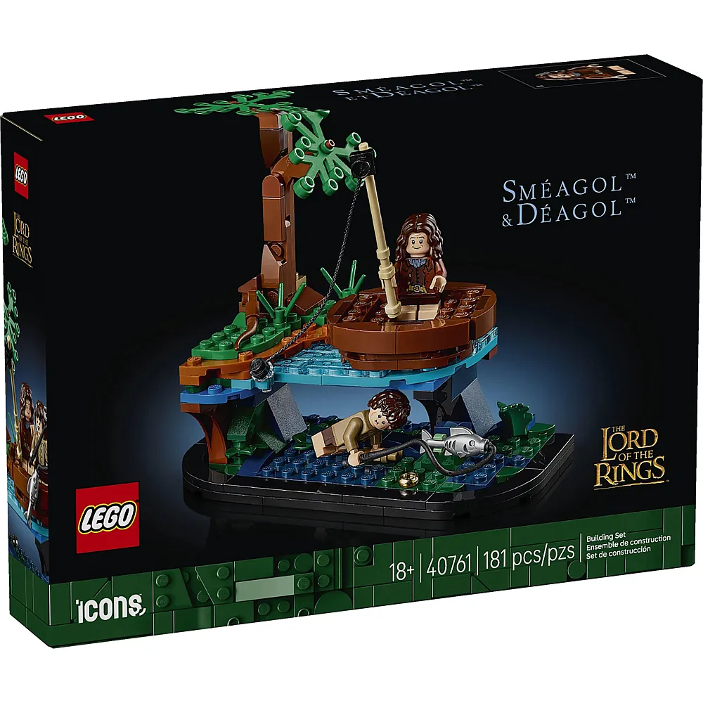 LEGO Icons Der Herr der Ringe Smeagol & Deagol 40761