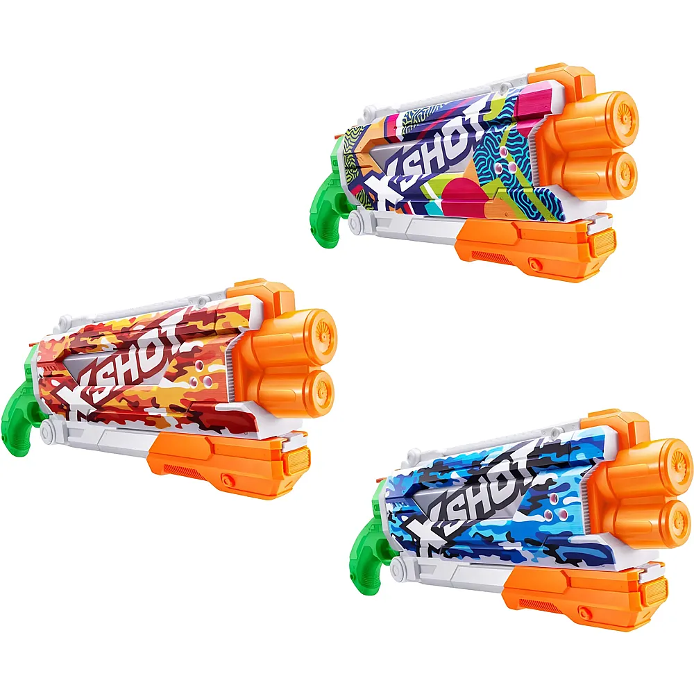 X-Shot Water Skins Pump Action Fast-Fill 700ml
