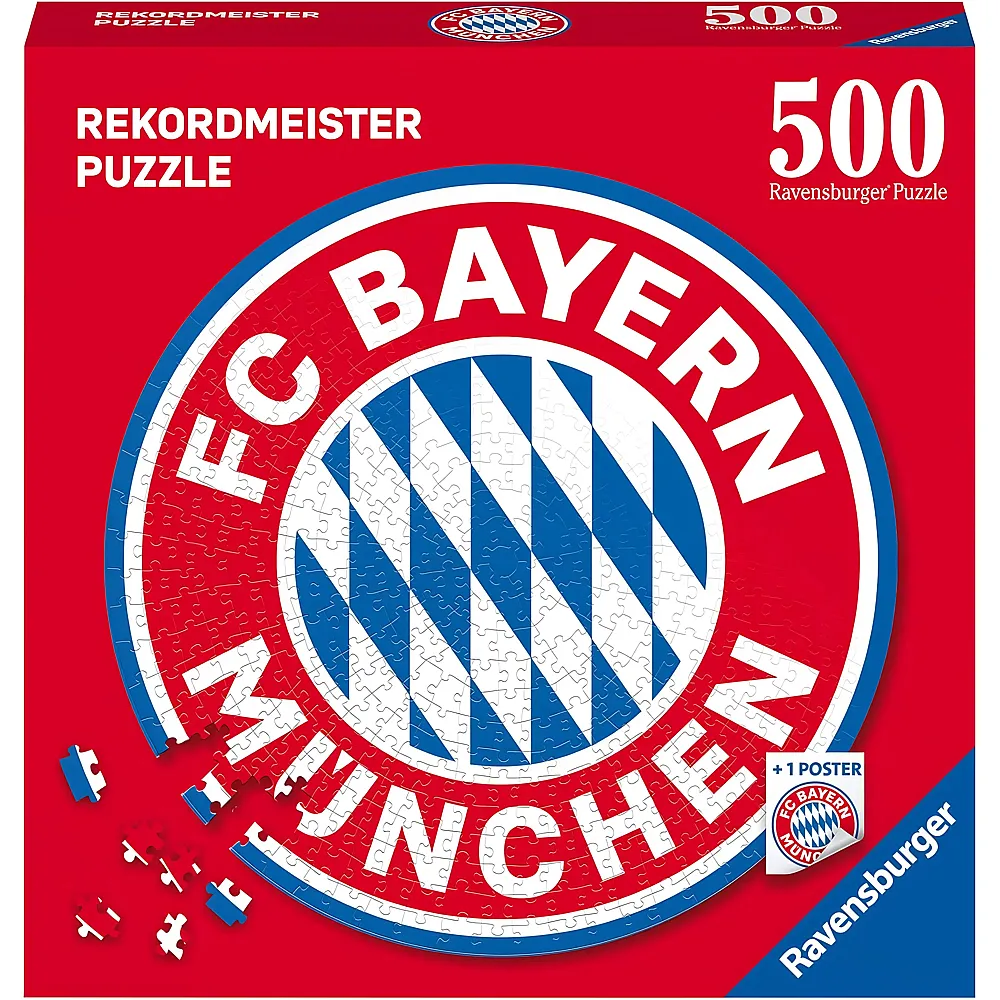 Ravensburger Puzzle FC Bayern M�nchen FC Bayern Logo 500Teile