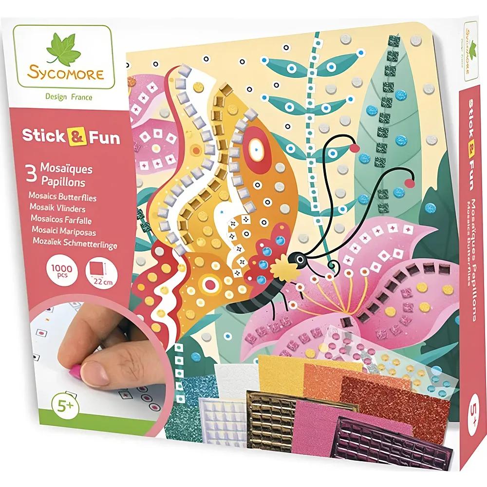 Sycomore Stick'n Fun PM Mosaiques Papillons