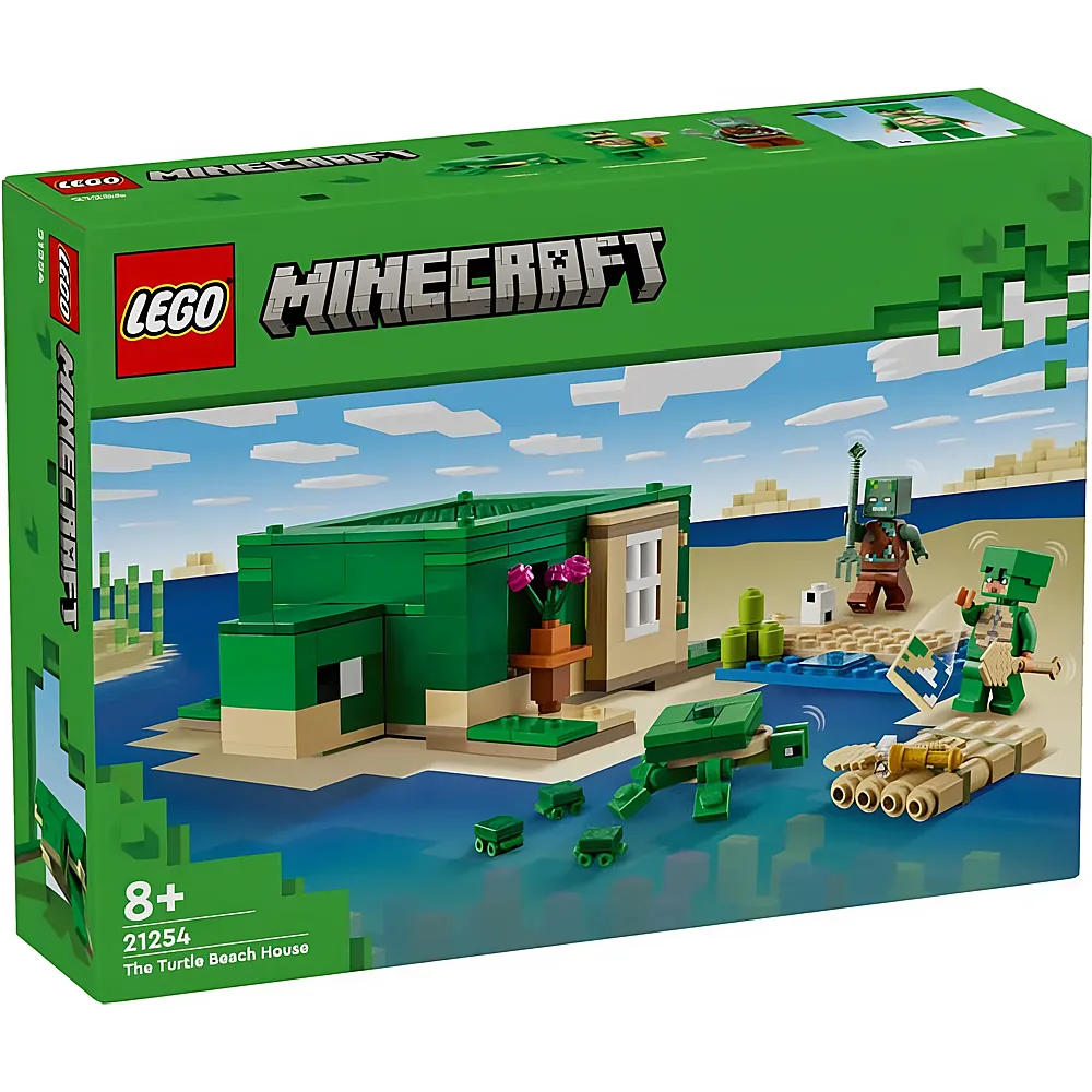 LEGO Minecraft Das Schildkrtenstrandhaus 21254