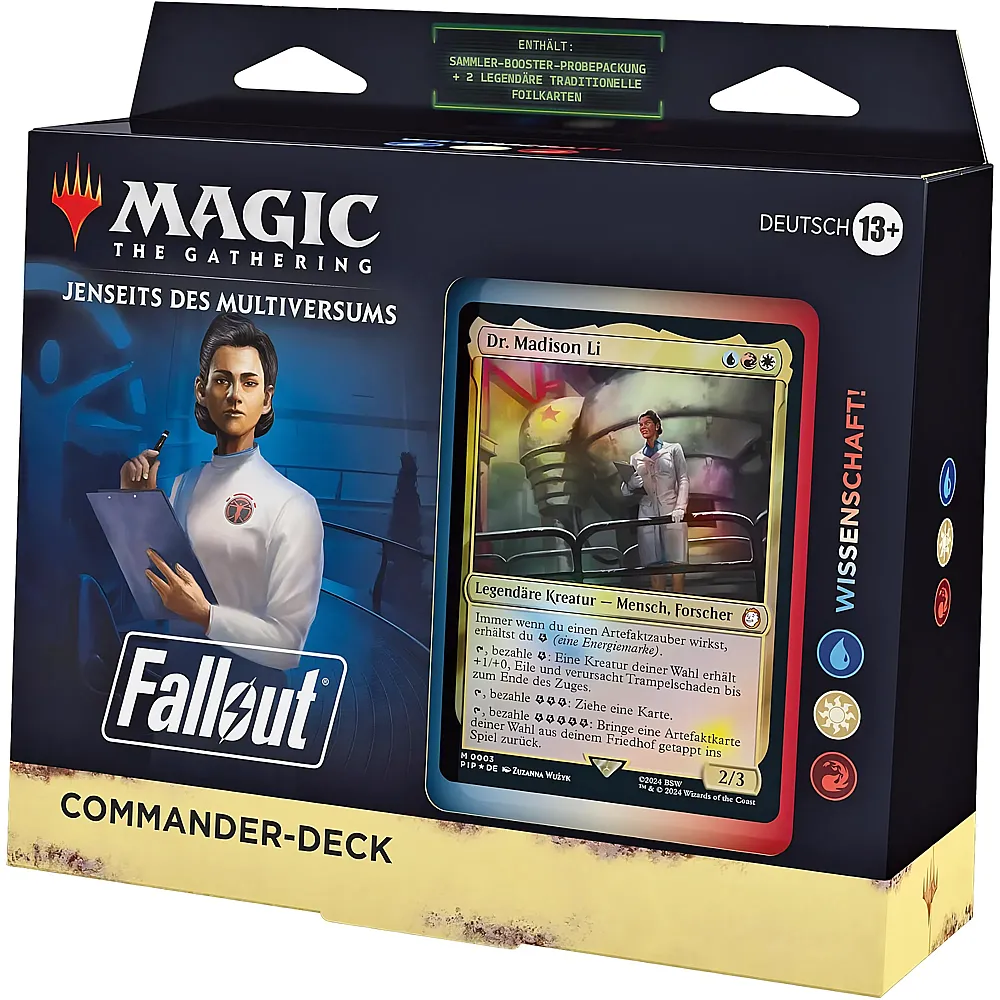 Magic The Gathering Fallout Commander-Deck - Wissenschaft - Deutsch