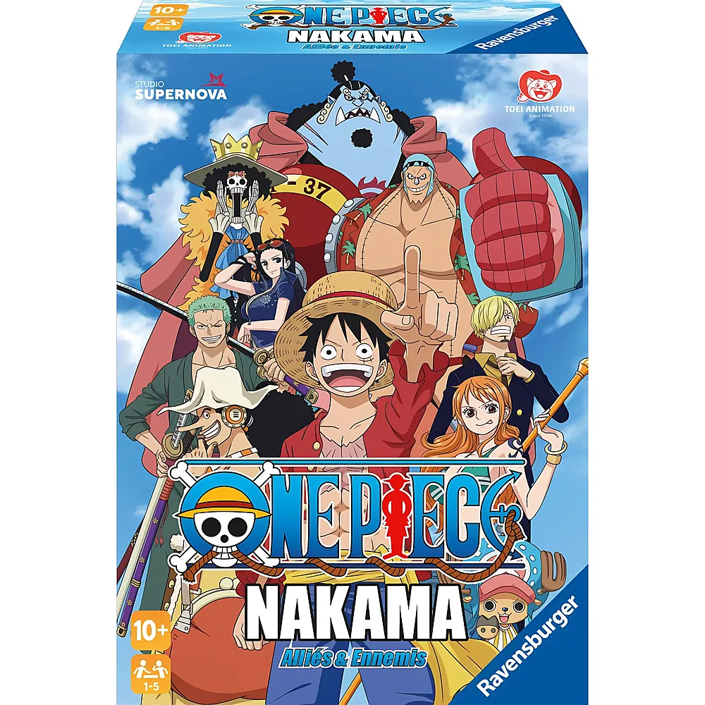 meinspielzeug - Ravensburger Spiele One Piece Nakama - Alli�s & Ennemis - Franais | Kinderspiele
