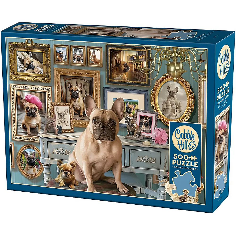 Cobble Hill Puzzle Frenchie 500Teile