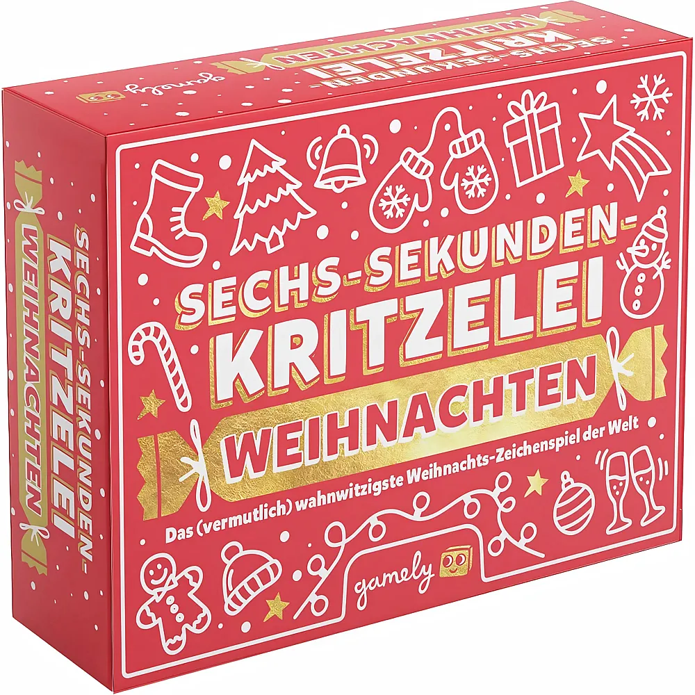 Gamely Sechs-Sekunden-Kritzelei Weihnachten | Partyspiele