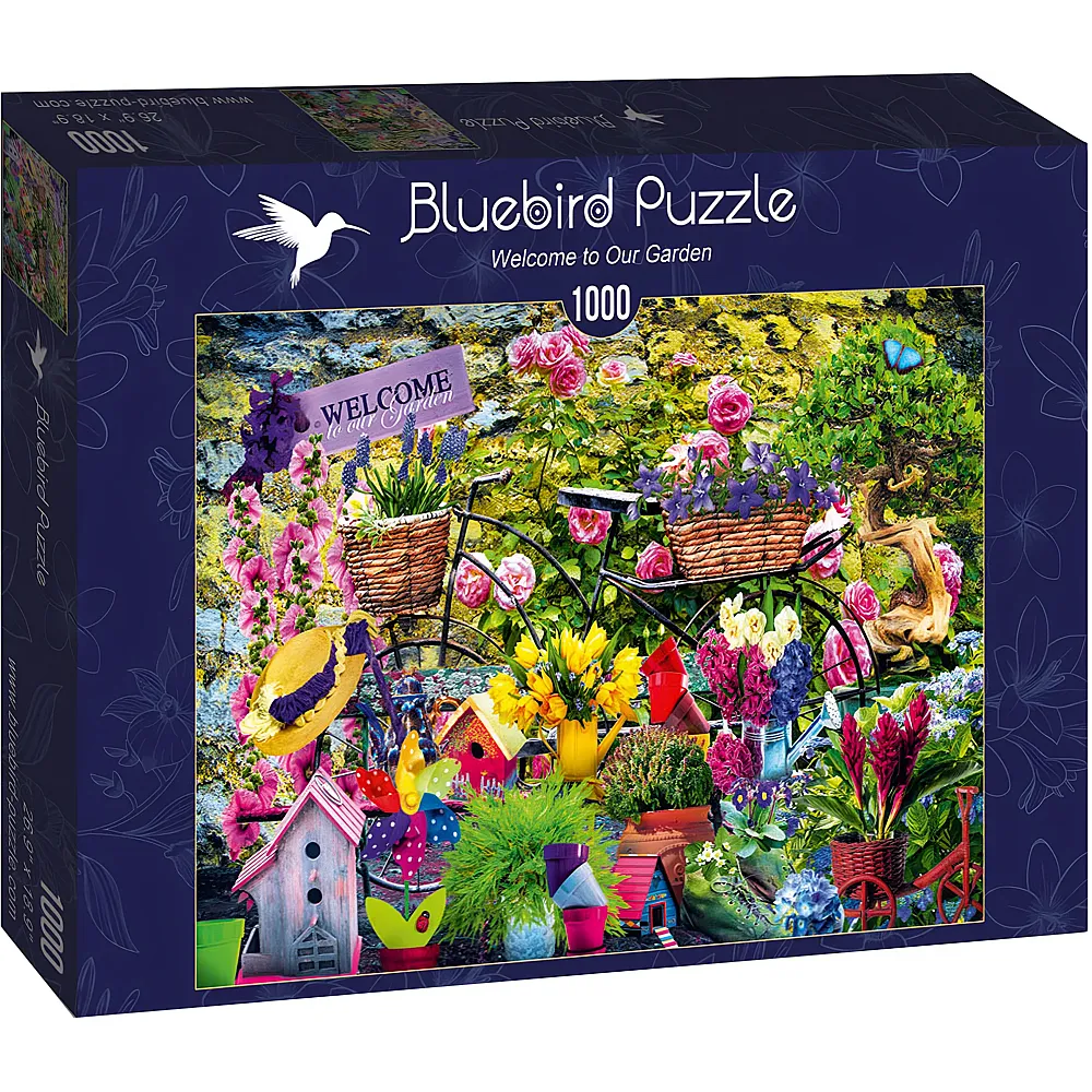 Bluebird Puzzle Welcome to Our Garden - 1000 Teile