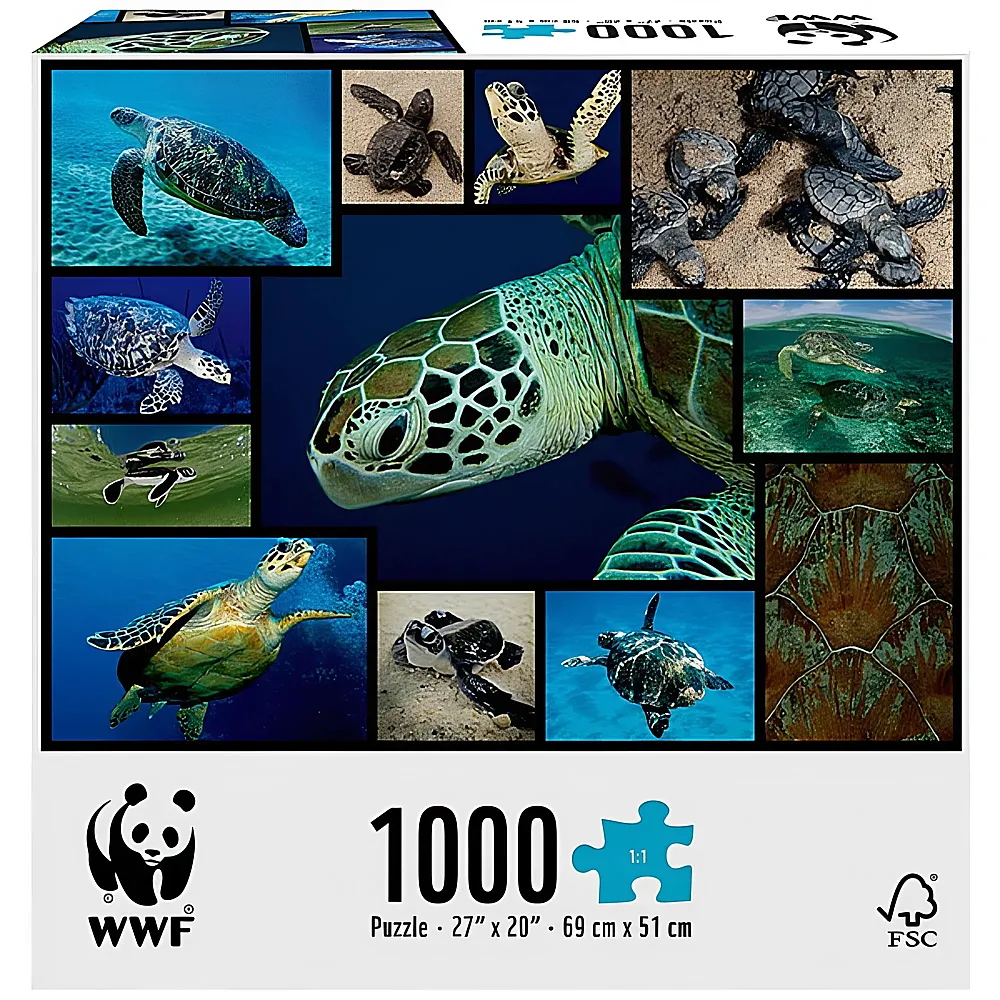 Ambassador Puzzle WWF Schildkrte 1000Teile