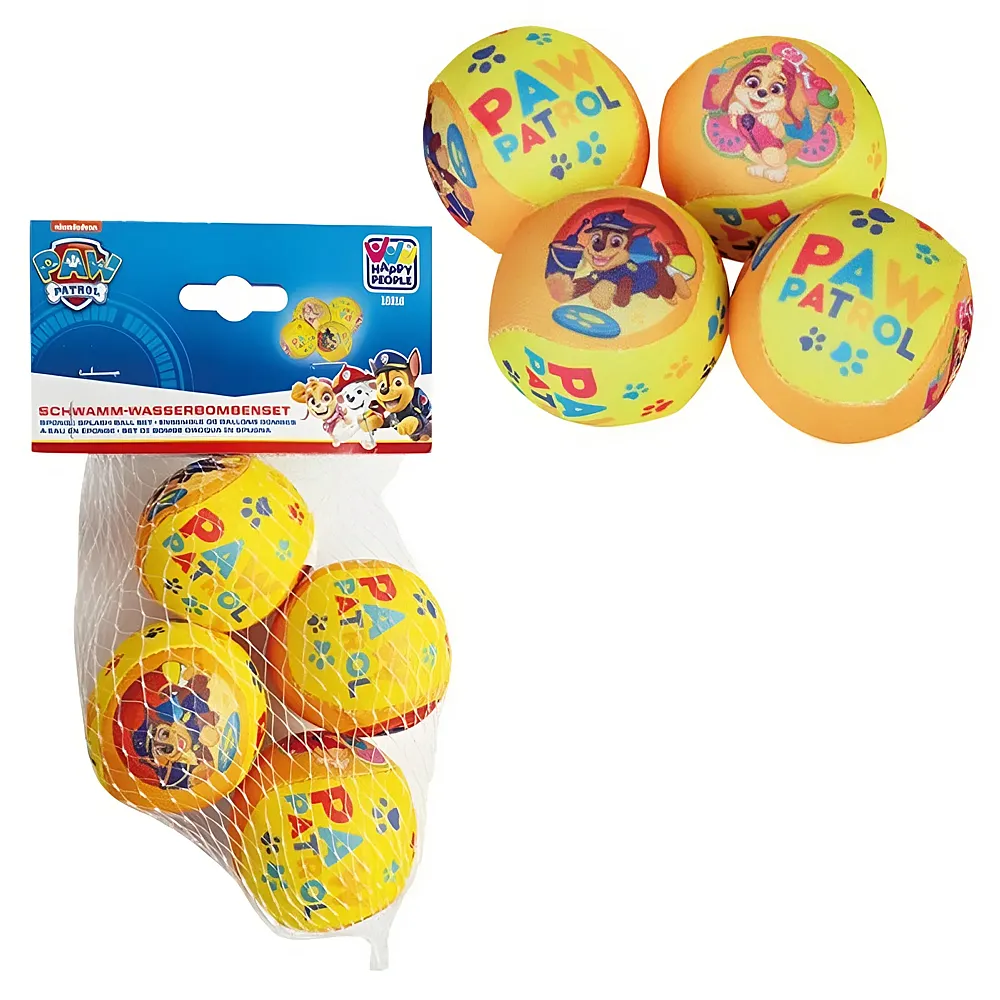 meinspielzeug - Happy People Paw Patrol Wasserbomben Set | Wasserspielzeug