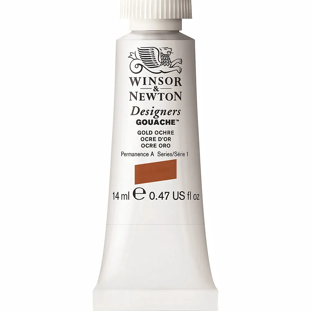 meinspielzeug - Winsor & Newton W&n Designers Gouache 14ml Tube Goldocker