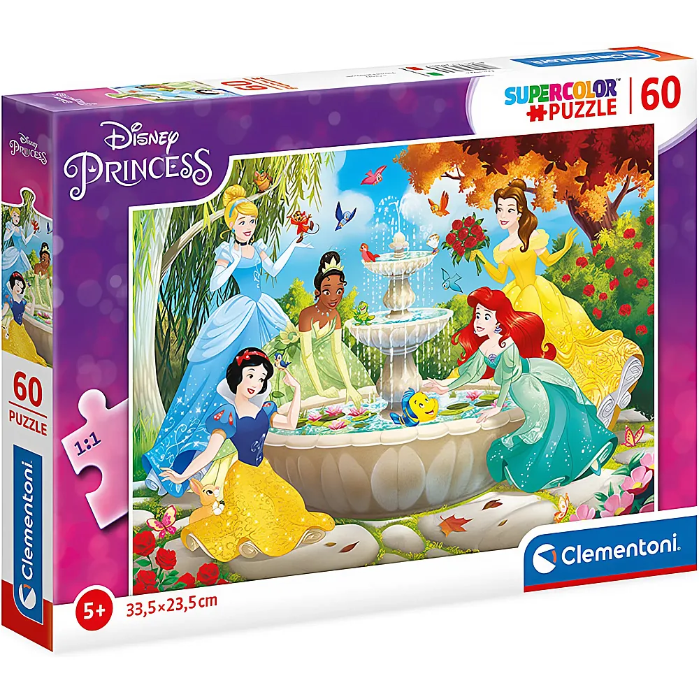 Clementoni Puzzle Supercolor Disney Princess 60Teile