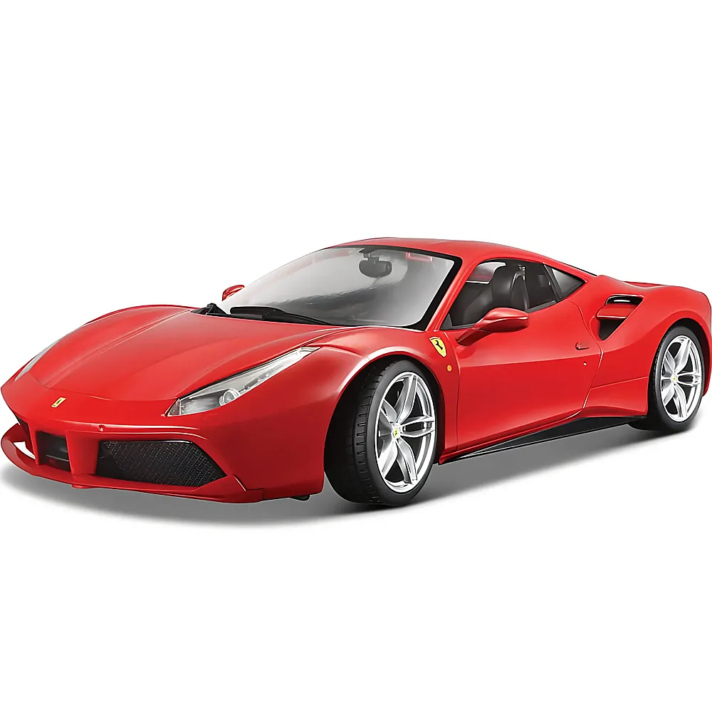 Bburago 1:24 Race & Play Ferrari GTB 488 Rot | Die-Cast Modelle