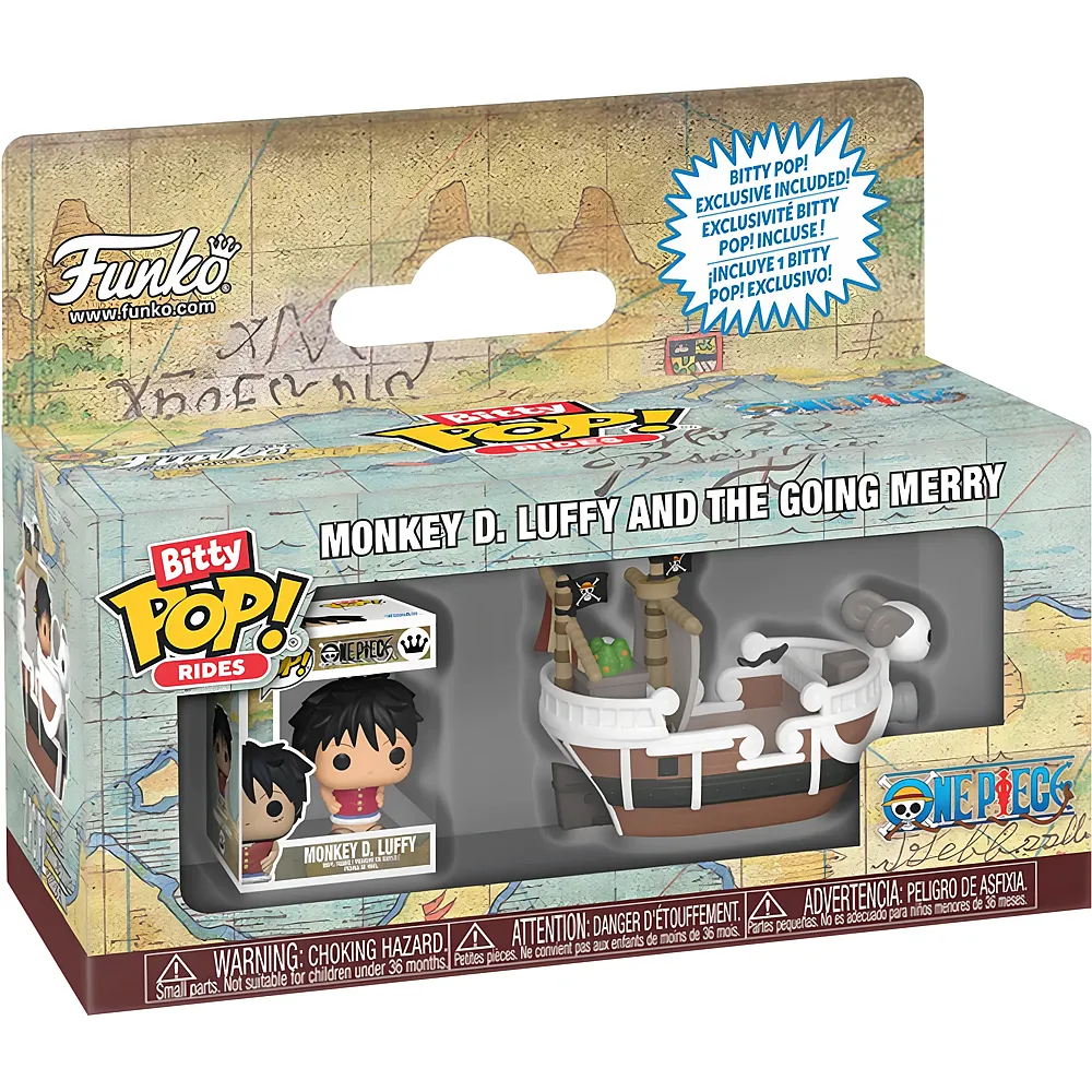 Funko Bitty POP Rides Monkey D. Luffy and the going Merry / One Piece
