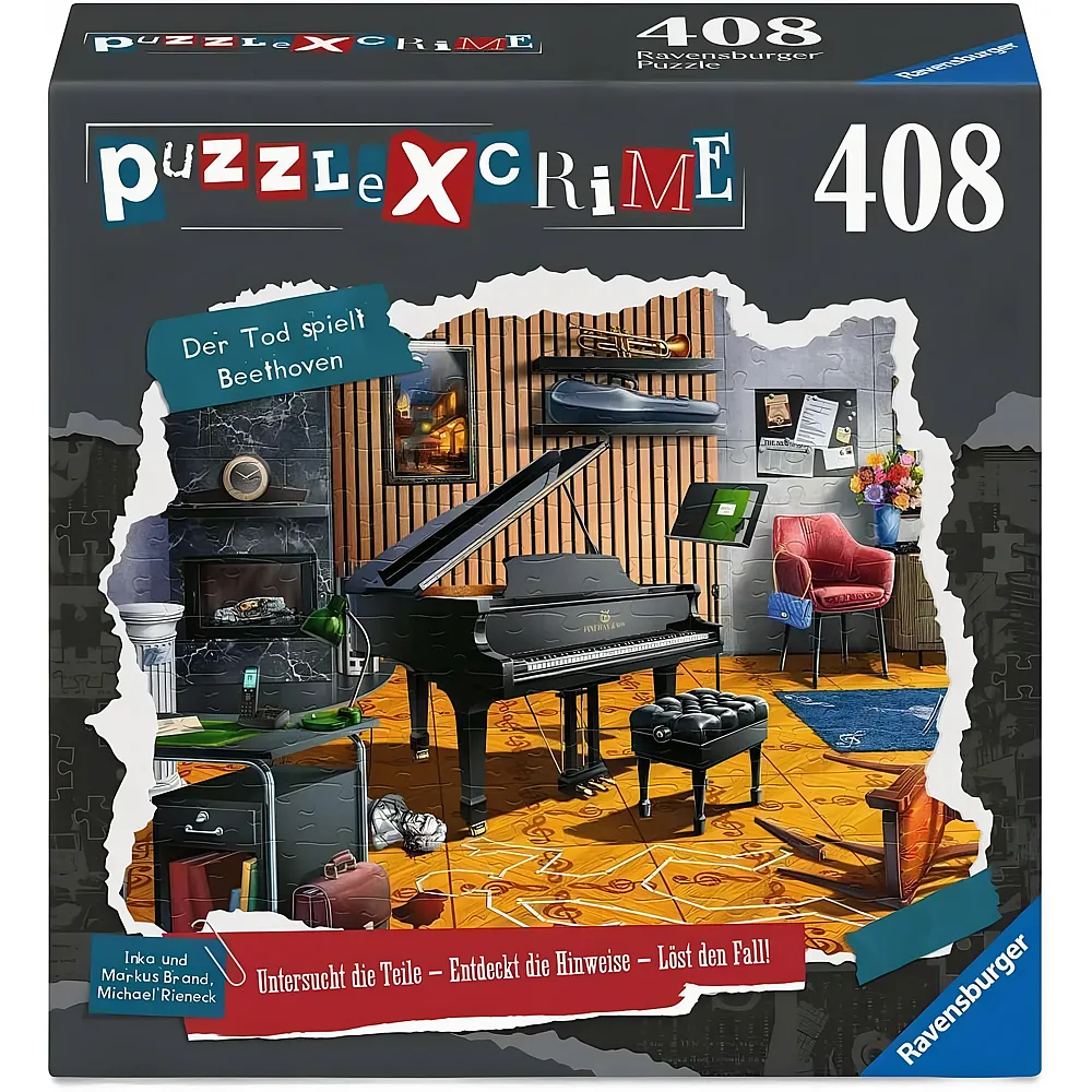 Ravensburger Puzzle X Crime Der Tod spielt Beethoven 408Teile