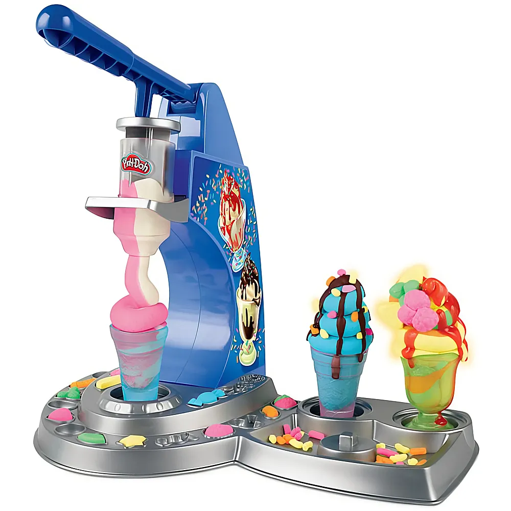 Play-Doh Kitchen Drizzy Eismaschine mit Toppings