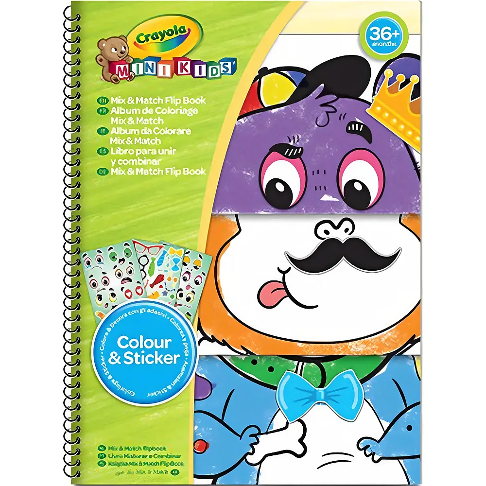 Crayola Mix & Match Malbuch