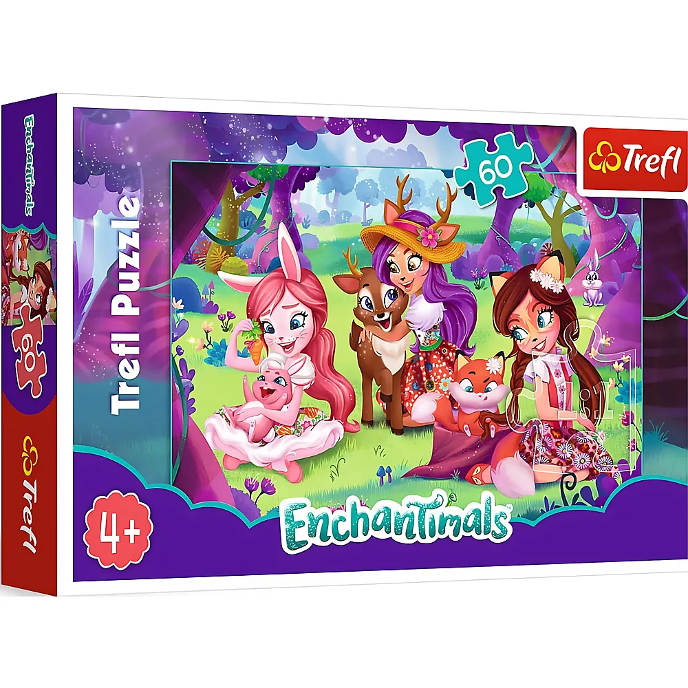 Trefl Puzzle Enchantimals - 60 Teile